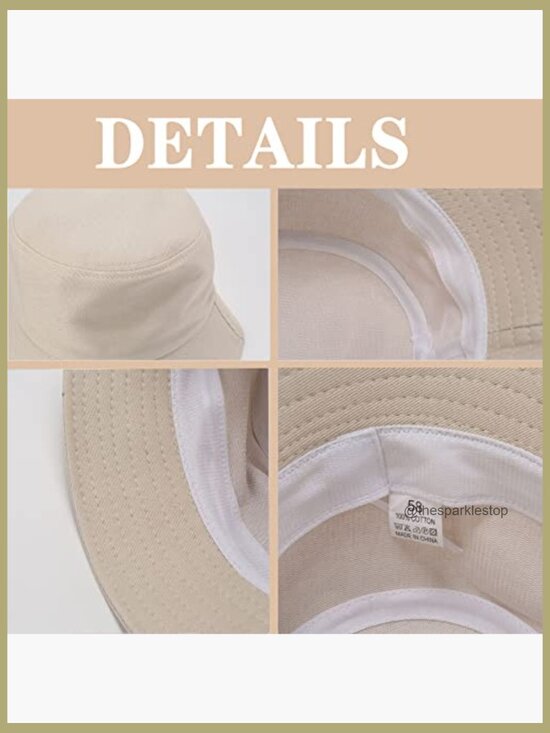 3 Pack Unisex Cotton Bucket Hat with UPF 50+ Sun Protection Packable main image 5